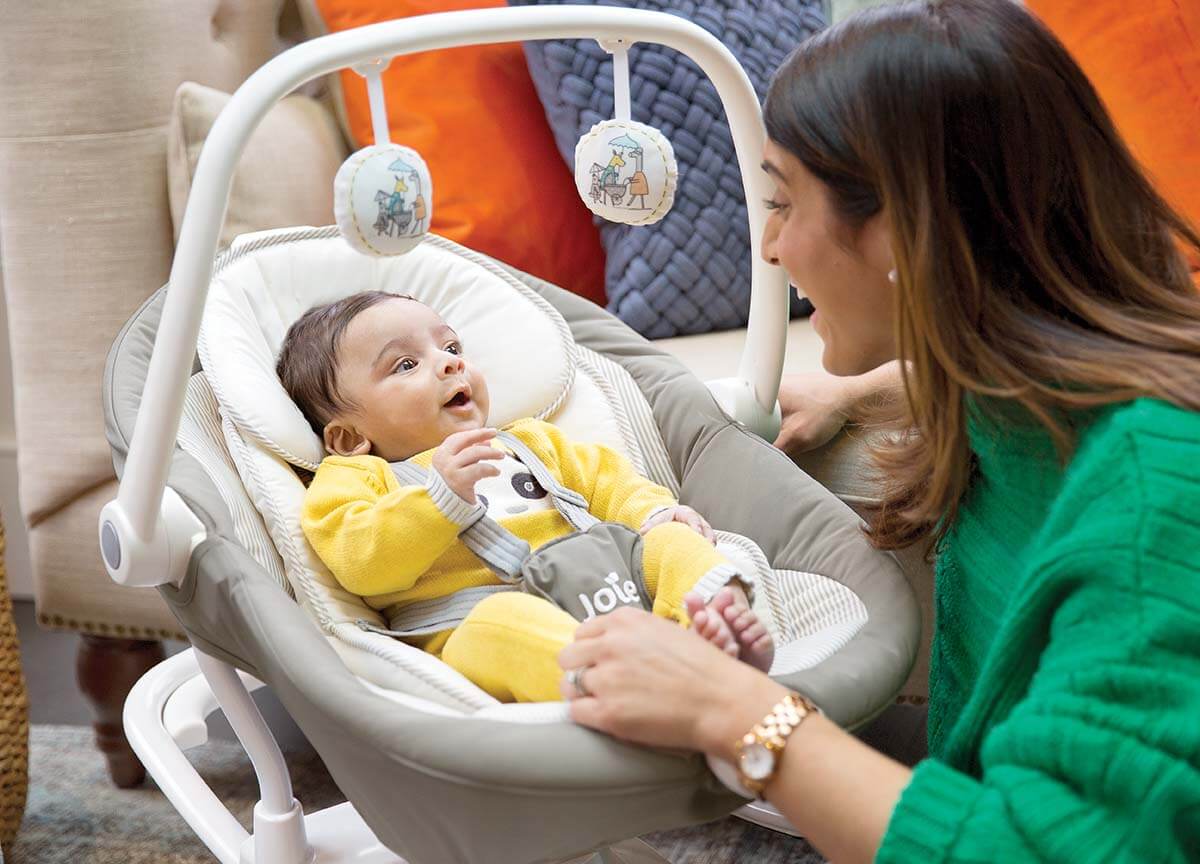 Joie® Sansa™ 2v1 ponuja največ prilagoditev zibanja 