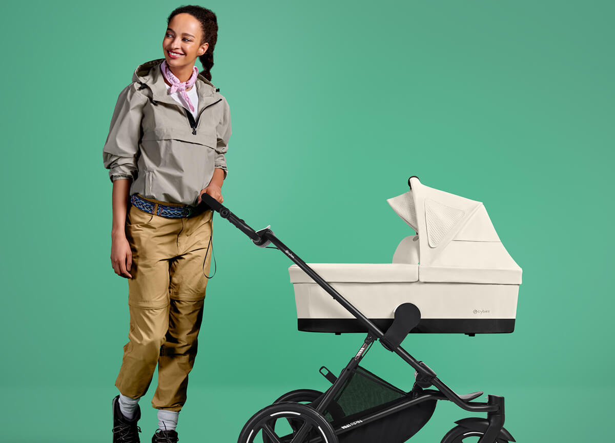 Enostavna in hitra namestitev košare za novorojenčka